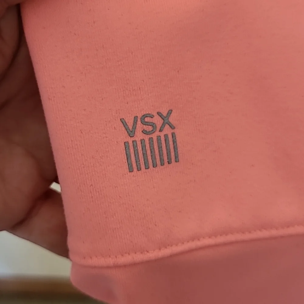 Victoria's Secret VSX yoga jacket large coral color - Picture 4 of 9